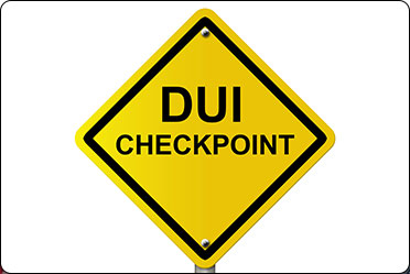 DUI checkpoint sign board - Leckerman Law, LLC
