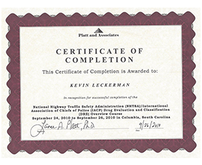 Platt & A Certificate of Completion This Certificate of Completion is Awarded to Kevin Leckerman