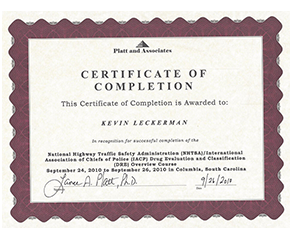 Platt & A Certificate of Completion This Certificate of Completion is Awarded to Kevin Leckerman